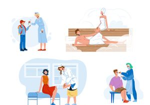 Health medical characters