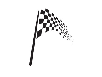Race flag design illustration preview picture