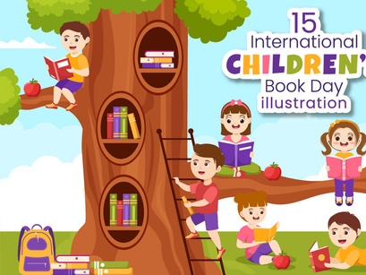 15 International Children's Book Day Illustration
