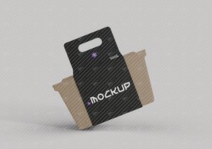 Paper Gift Box Mockup