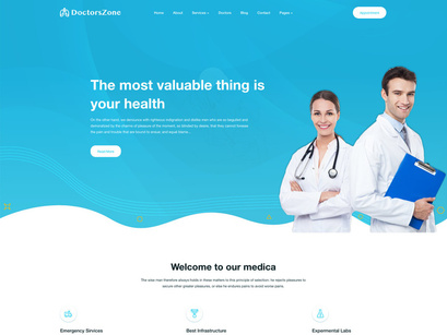 Doctorszone - Personal Doctor Website