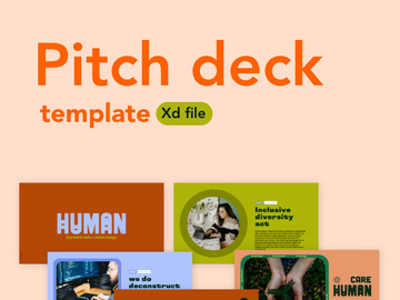 Pitch deck presentation - ''Human'' preview picture