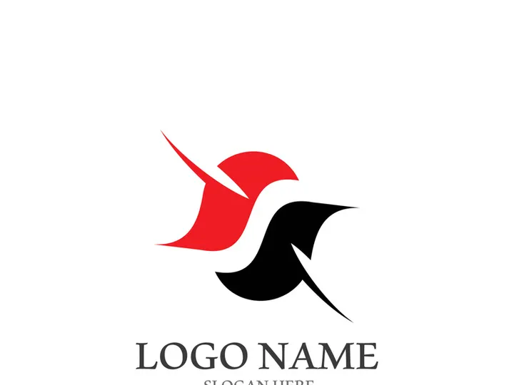 S letter creative icon logo design elegant vector illustration