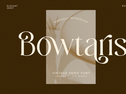 Bowtaris || ligature display serif