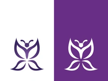 Beauty butterfly vector icon design