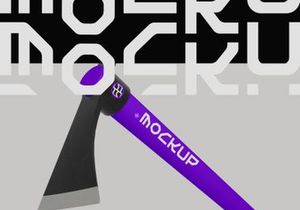 Pick Mattock Mockup