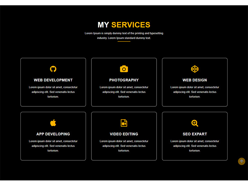 Service Landing Page Template