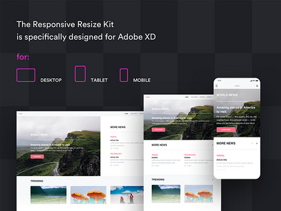 material design smooth responsive resize