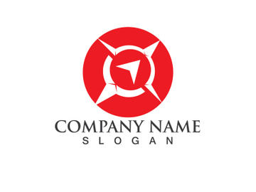 Creative Compass Concept Logo Design Template preview picture