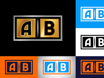 Initial Letter A B Logo Design Vector Template. Graphic Alphabet Symbol For Corporate Business Identity preview picture