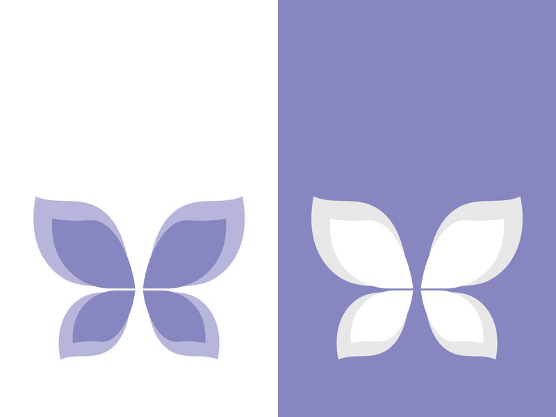 Butterfly logo icon vector design illustration
