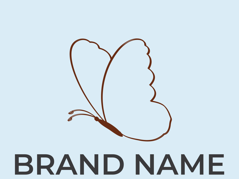 Butterfly logo design