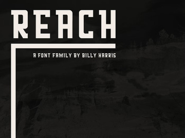 Reach Display Font Family preview picture
