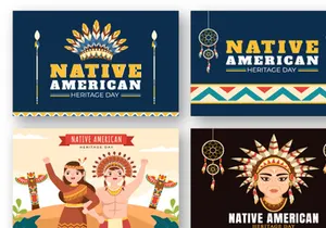 11 Native American Heritage Day Illustration