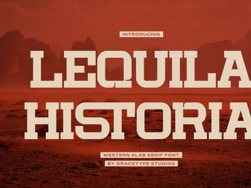 Lequila Historia | Western Slab Serif preview picture