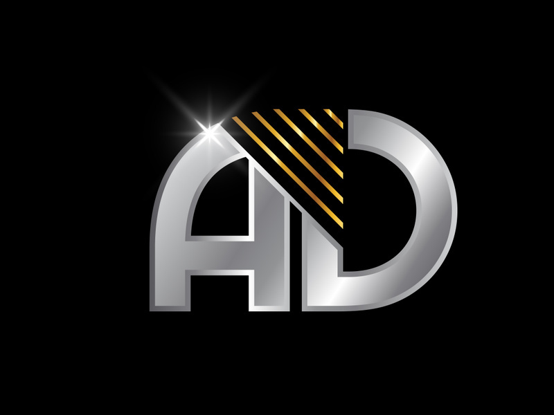 Initial Letter A D Logo Design Vector. Graphic Alphabet Symbol For Corporate Business Identity