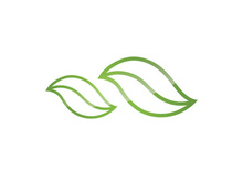 Green Leaf Ecology logo template