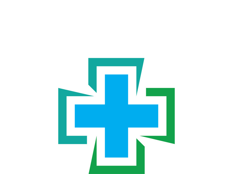 Health medical logo template vector illustration design