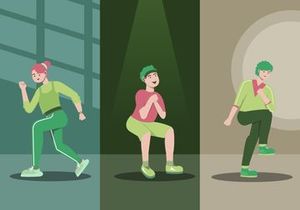 EnergizeFit - Fitness Character Illustration