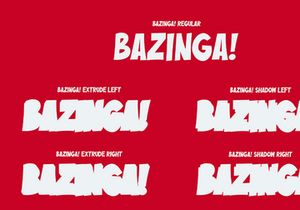 Blazinga! | Comic Layered Font