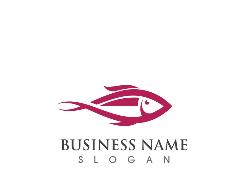 Fish logo and symbol vector symbols