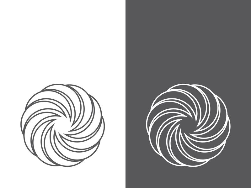 vortex vector illustration icon logo template design