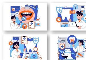 10 Dentist Treatment Illustration