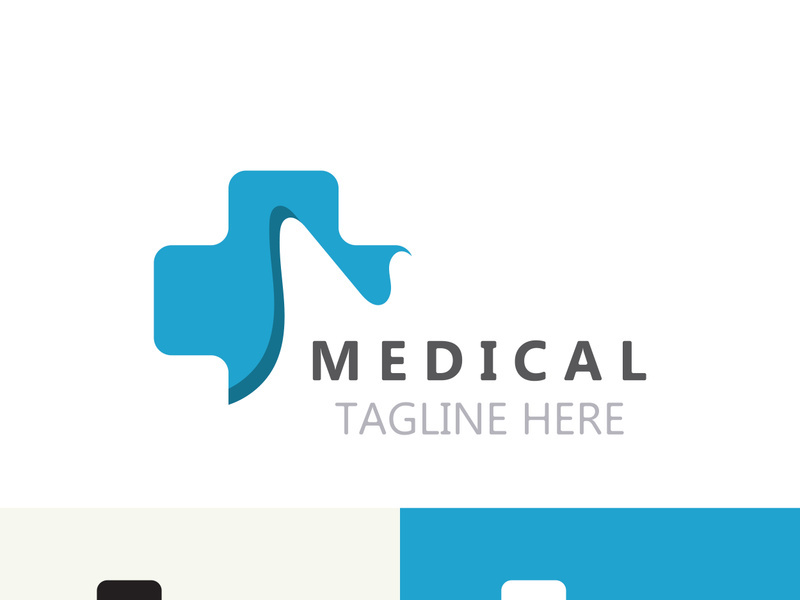 Medical  logotype health care simple modern design illustration template