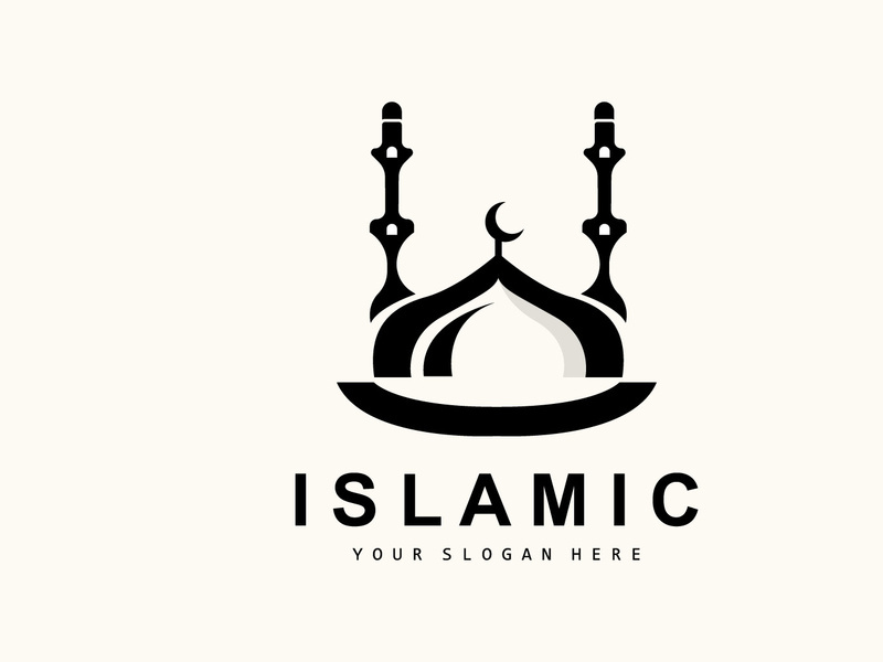 Mosque Logo, Vector Desain Template