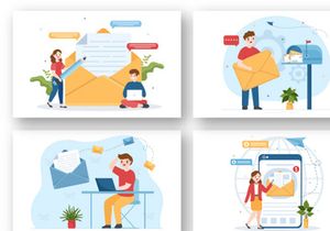 14 Email Marketing Service Illustration