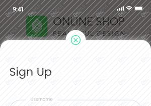 Layar Masuk dan Daftar untuk Aplikasi Seluler