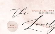 The Lovely - Signature Font