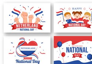 15 Netherlands National Day Illustration