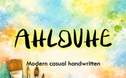 AHLOVHE – Modern Casual Handwritten Font (OTF)