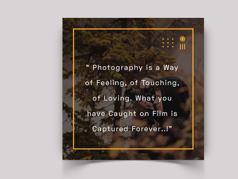 Photography Social Media Post Template