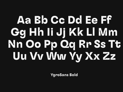 Ygro Sans - Free Grotesque Typeface