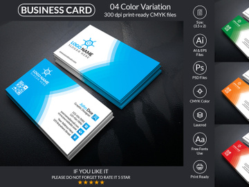 Modern Business Card Template preview picture