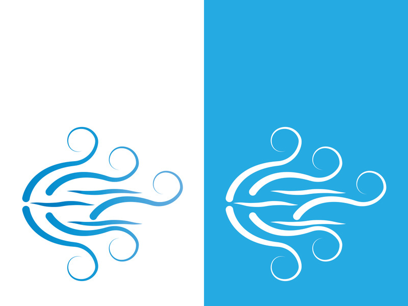 Wind icon vector illustration design template
