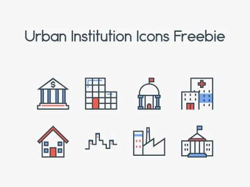 Urban Institution Icons preview picture