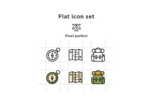 Free Minimal Camping Vector Icons