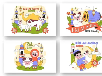10 Happy Eid Al Adha Illustration