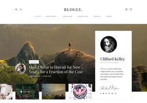 Blogly Theme - free Sketch
