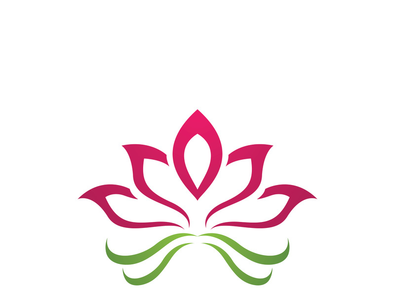 Beauty Vector lotus flowers design logo Template icon