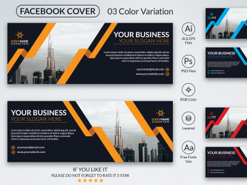 Creative Facebook Cover Design Template preview picture