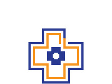 Health medical logo template vector illustration design