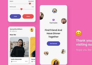 Fechada - Dating Mobile App UI Kit