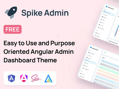 Spike Angular Free Admin Dashboard Template