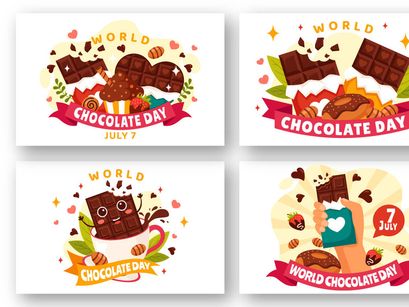 13 World Chocolate Day Illustration