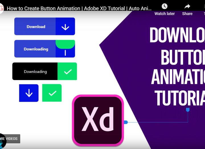 Download Button Animation Tutorial (with XD file)