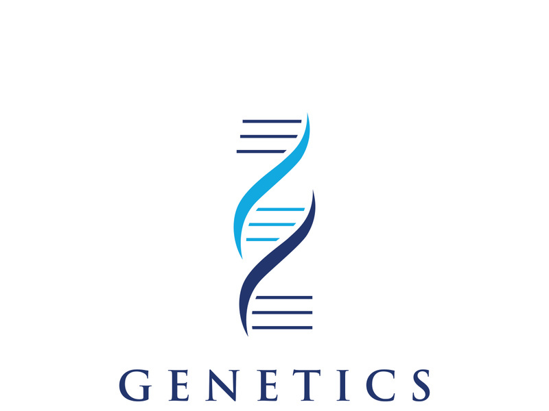 DNA element logo. Bio tech, DNA people, bio DNA, spiral DNA. Logo can be for science, pharmacy and medical.